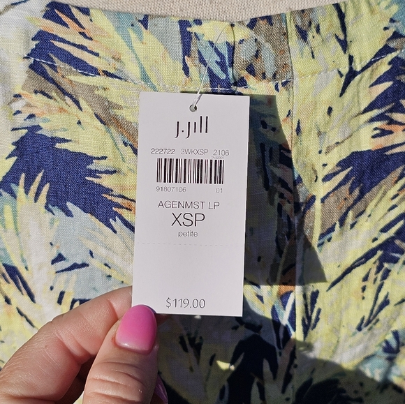 NWT J. Jill summer linen dress - Picture 8 of 10